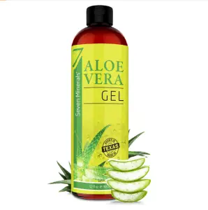 Aloe Vera Gel from freshly cut 100% Pure Aloe Vera