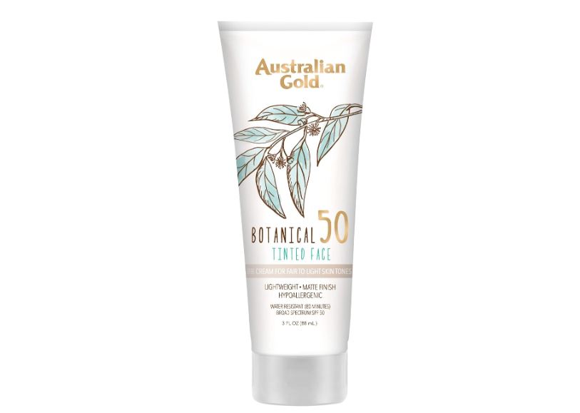 Australian Gold Botanical Sunscreen Tinted Face Mineral Lotion 